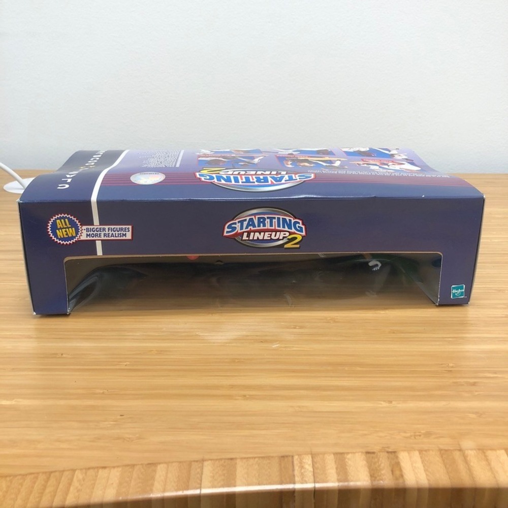 Hasbro Starting Lineup 2 Ken Griffey Jr Andruw Jones MLB Figures Blue 2000 Set - Picture 4 of 6